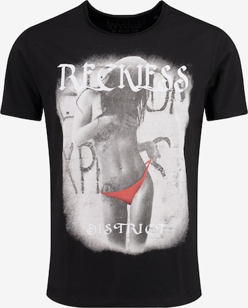 T-Shirt 'RECKLESS' Key Largo en noir : devant