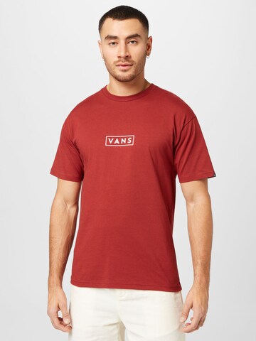 VANS Футболка в Красный: спереди