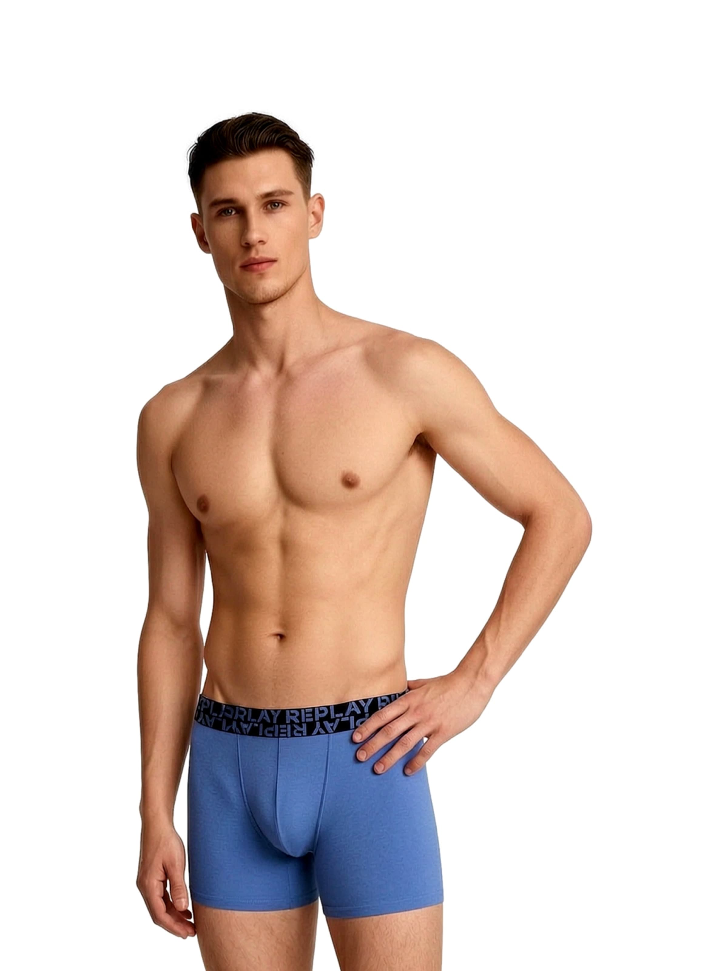 REPLAY Boxershorts i blå: framsida
