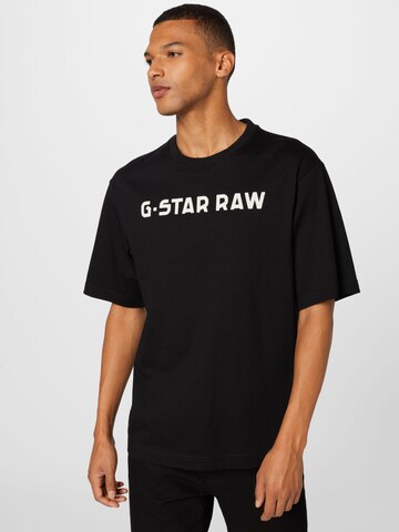 G-Star RAW Tričko – černá: přední strana