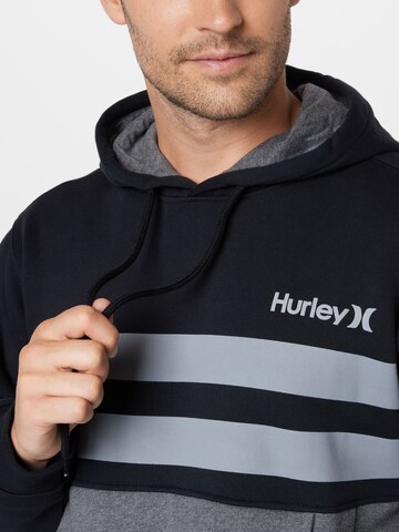 Hurley Athletic Sweatshirt 'OCEANCARE' in Grey