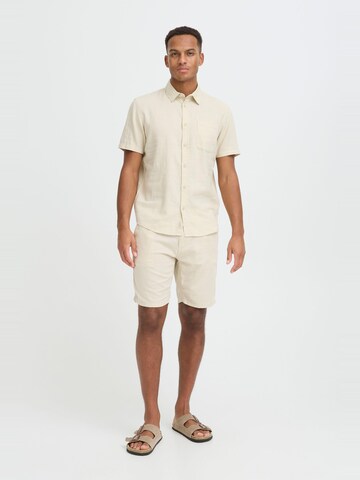 BLEND Regular Fit Leinenhemd ' BHLins ' in Beige