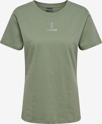 T-shirt fonctionnel Hummel en vert : devant