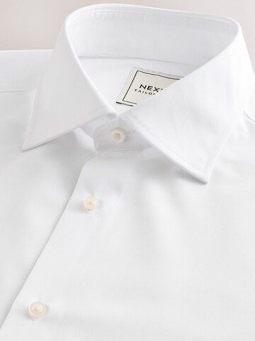 Next Slim fit Button Up Shirt in White