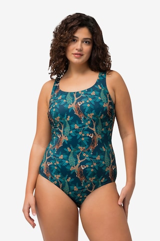 Bustier Maillot de bain Ulla Popken en vert : devant