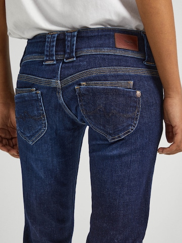 Coupe slim Jean 'VENUS' Pepe Jeans en bleu