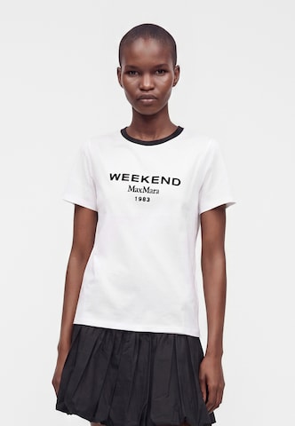 Weekend Max Mara - Camiseta 'DEDISON' en blanco: frente