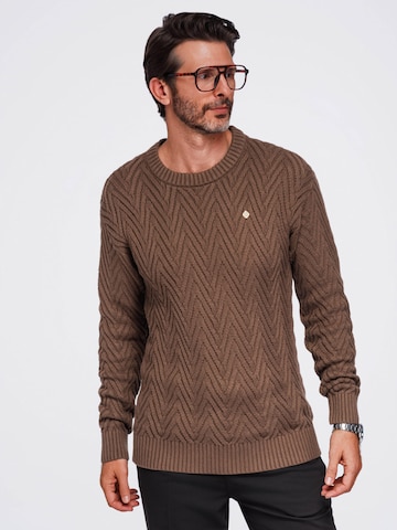Ombre Sweater in Brown