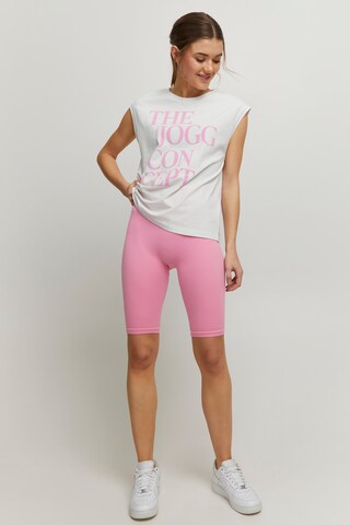 The Jogg Concept Skinny Sporthose 'SAHANA' in Pink