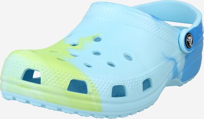 Crocs Clogs in blau / hellblau / hellgrün, Produktansicht