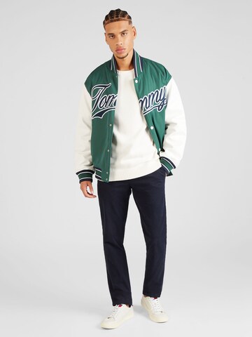Tommy Jeans Pullover 'Essentials' in Weiß
