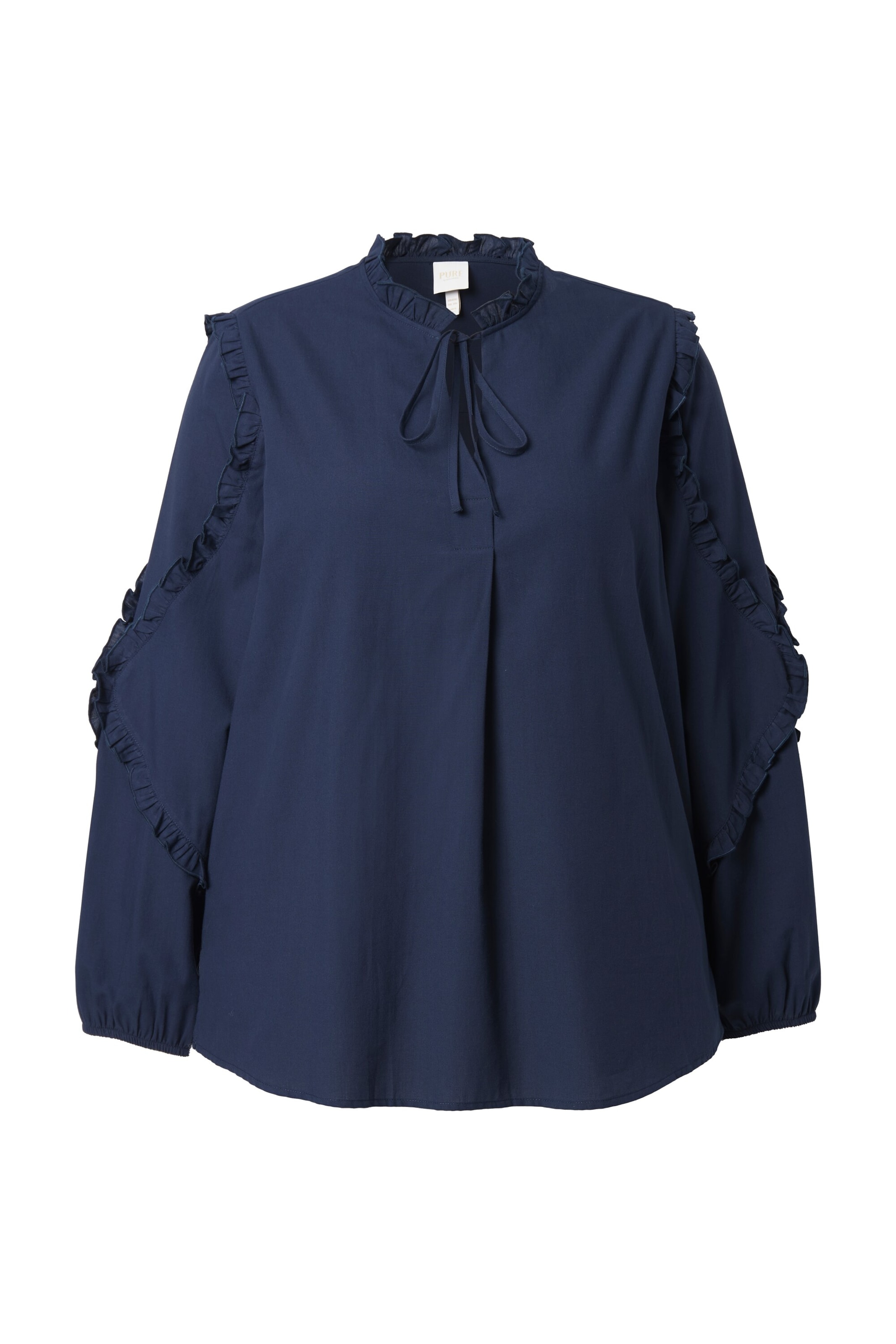 Ulla Popken Tuniek in Blauw: voorkant