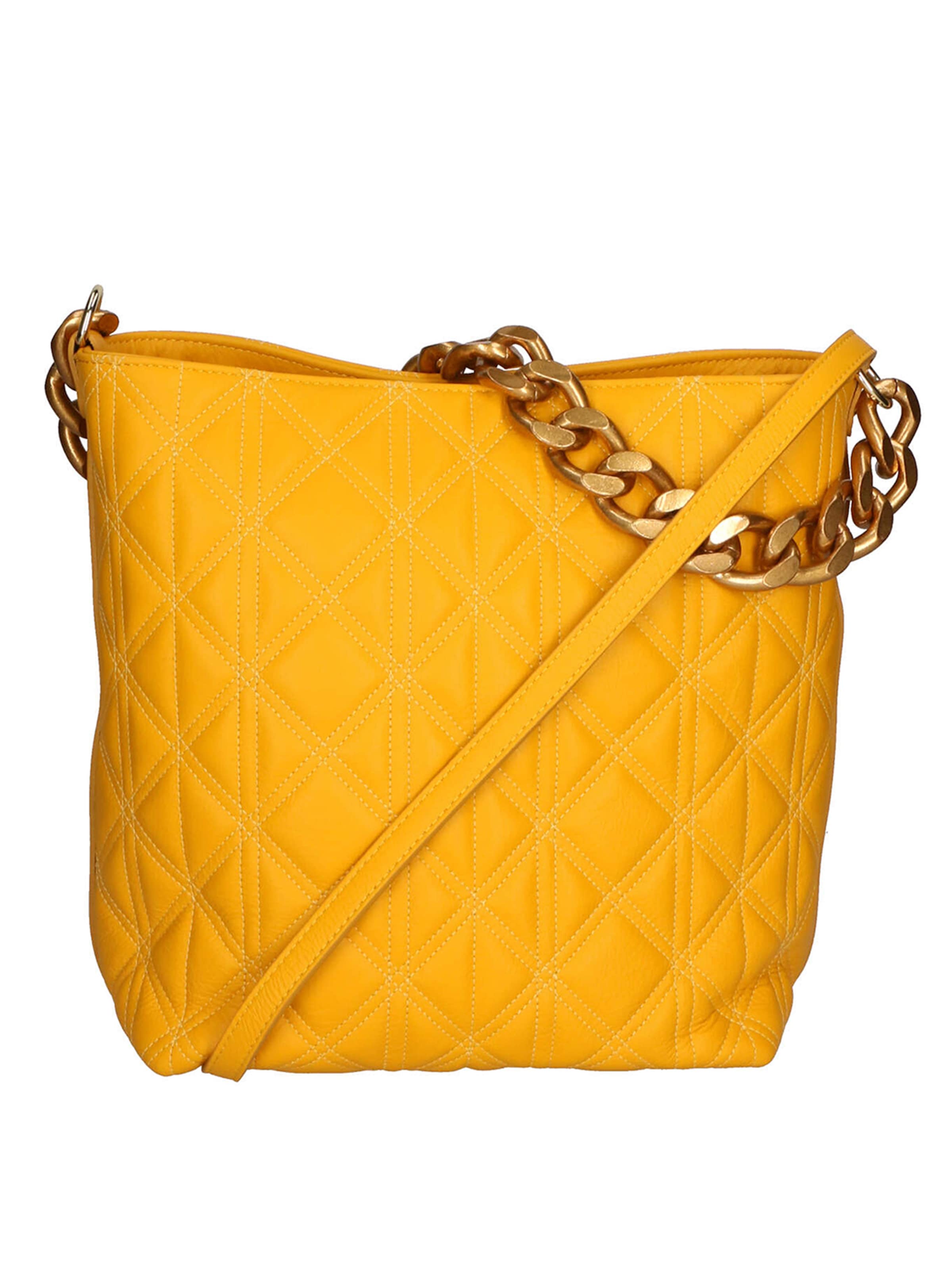 Gave Lux Schoudertas in Geel: voorkant