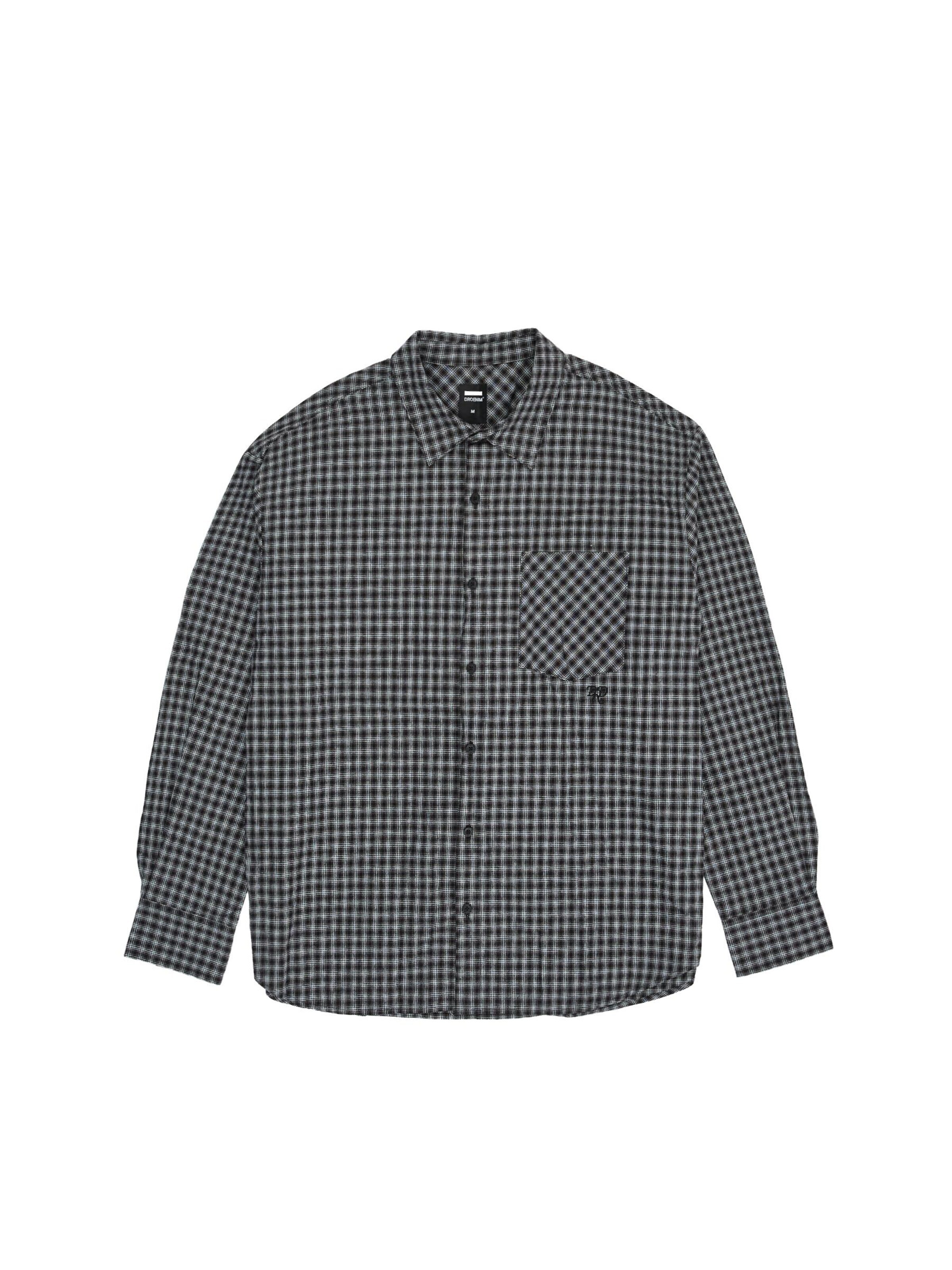 Dr. Denim Blouse 'Wes' in Zwart: voorkant
