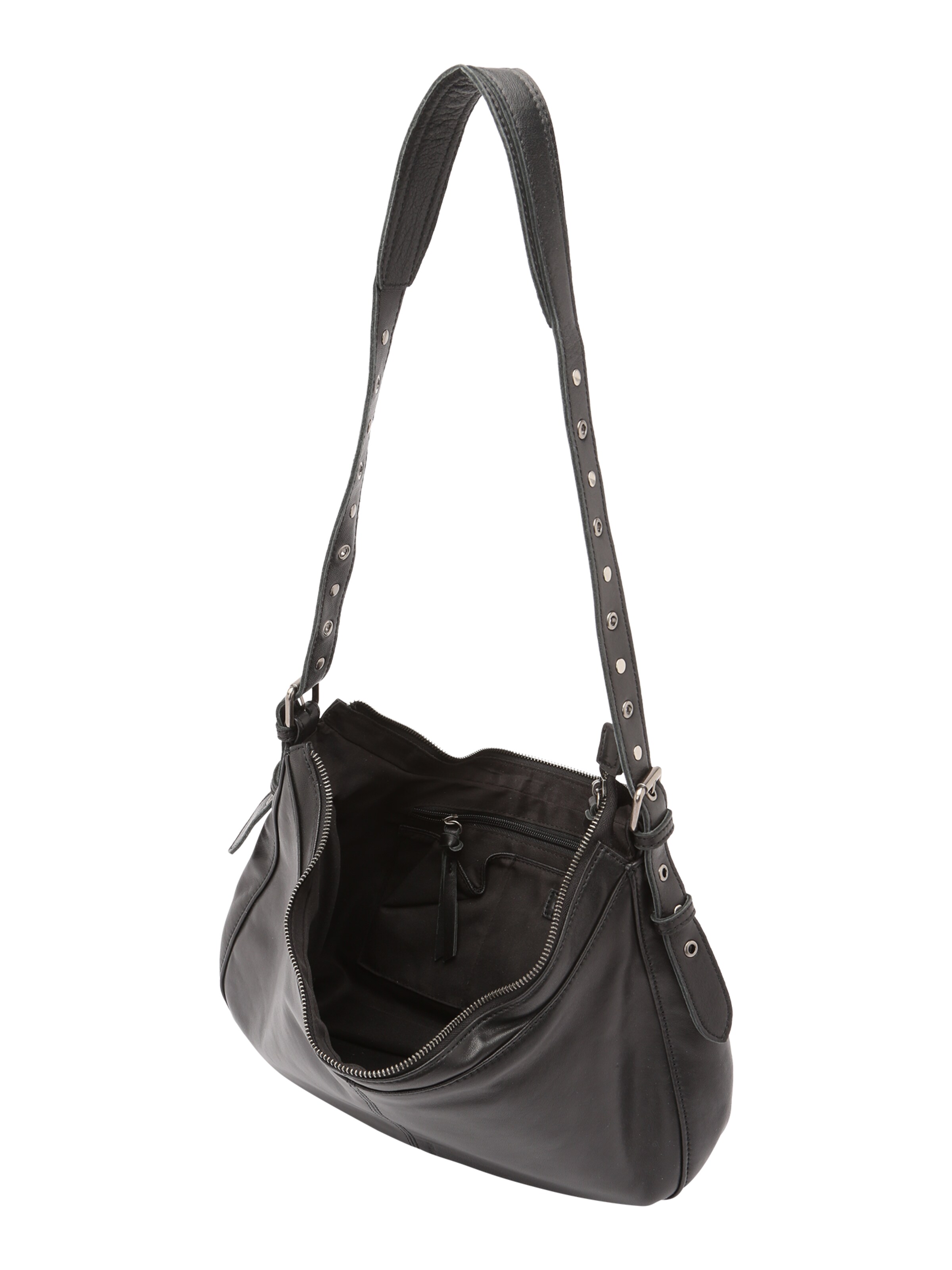 FREDsBRUDER Taška přes rameno 'Me and my hobo' – černá