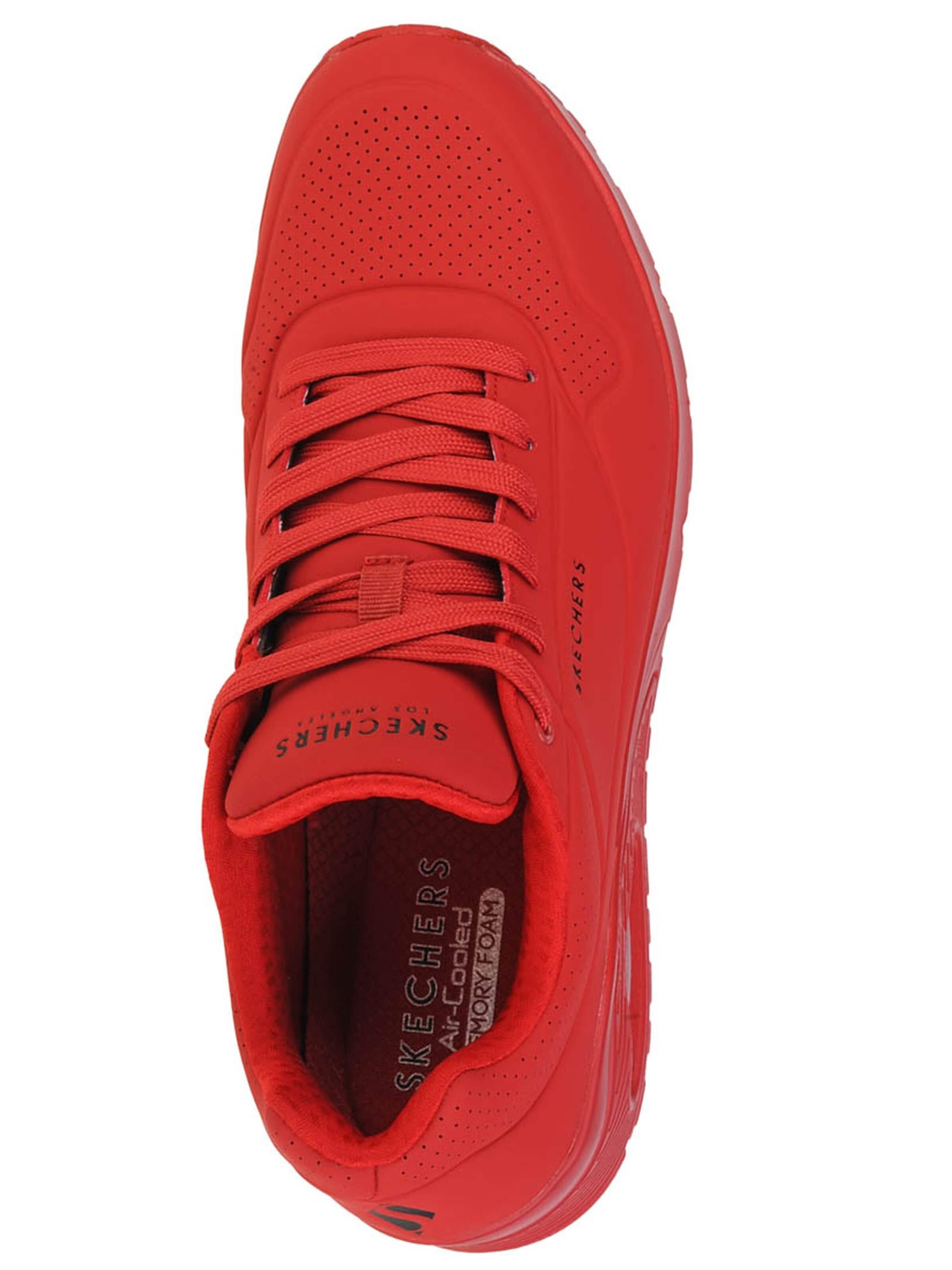 SKECHERS Sneakers laag 'Skechers Uno-Stand On Air' in Rood