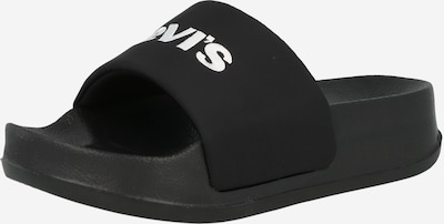 LEVI'S ® Pantolette 'JUNE' in schwarz / weiß, Produktansicht