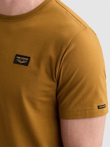 PME Legend Shirt 'American Classic T-shirt in cotton with stretch' in Bruin