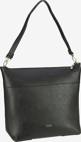 ZWEI Shoulder Bag 'Mademoiselle' in Black: front