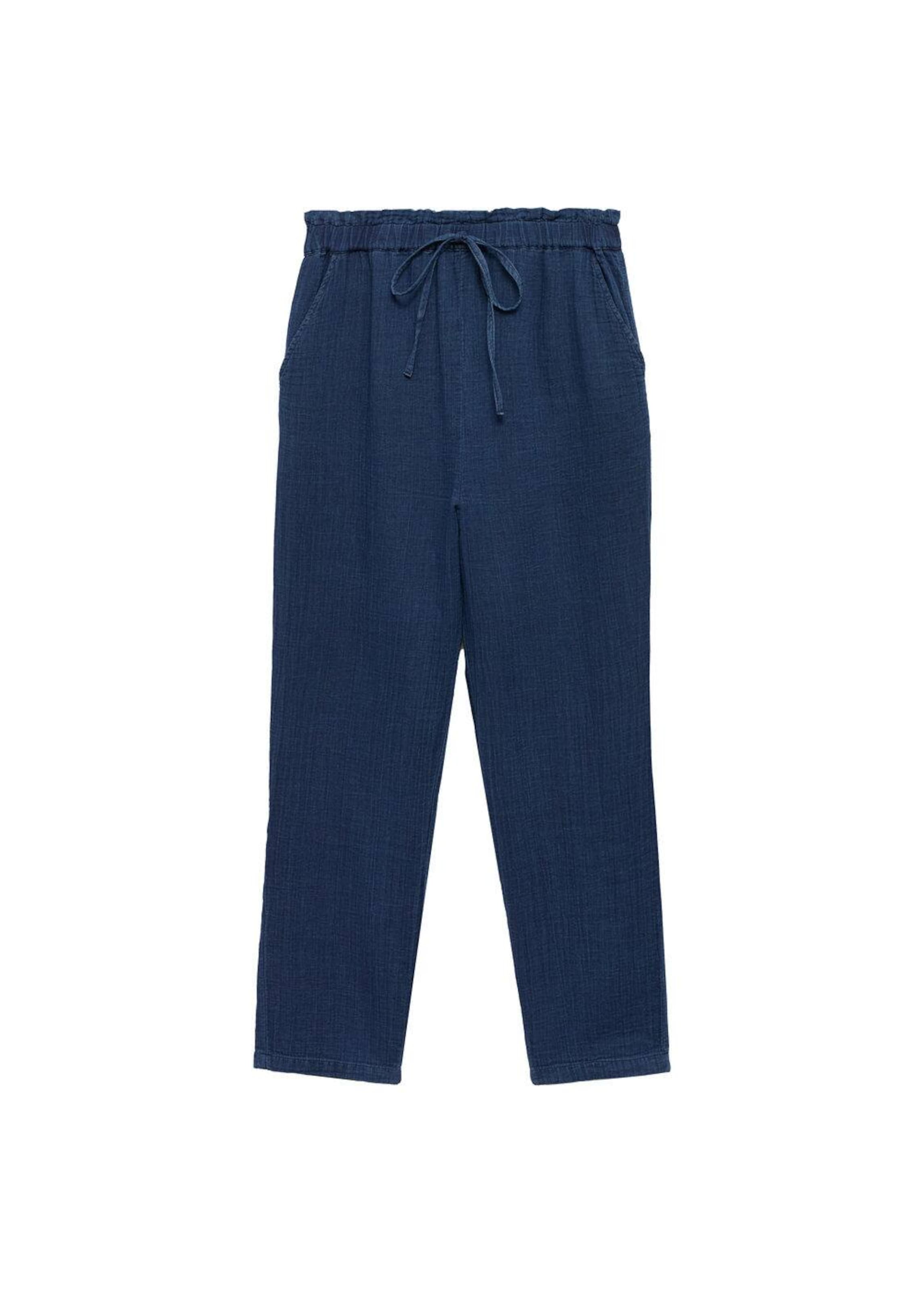 MANGO Regular Панталон 'Indie' в синьо: отпред