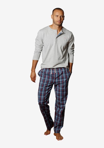 s.Oliver Long Pajamas in Blue: front