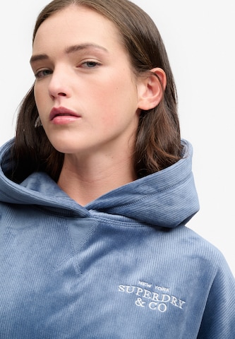 Bluză de molton de la Superdry & Co pe albastru