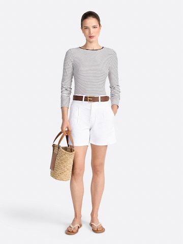 Regular Jean à pince Rich & Royal en blanc