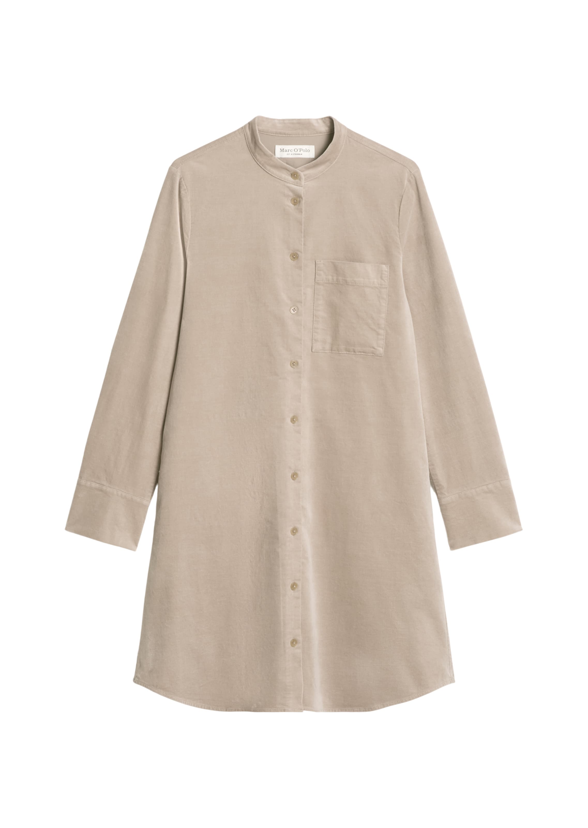 Marc O'Polo - Vestidos camiseiros em bege: frente