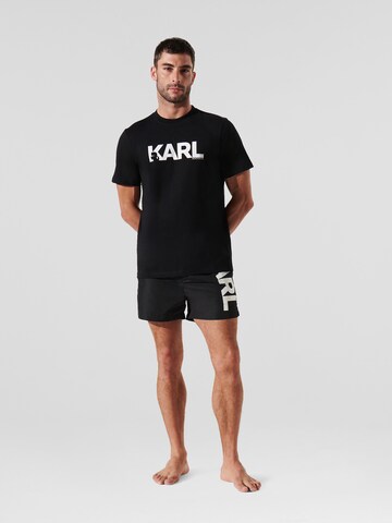 Tricou de la Karl Lagerfeld pe negru