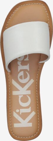 Kickers Mules in White