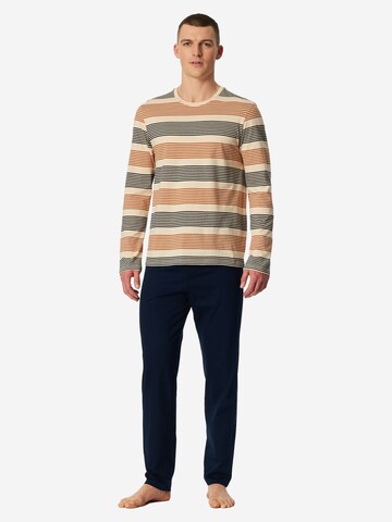SCHIESSER Pyjama lang 'Casual Nightwear' in Gemengde kleuren