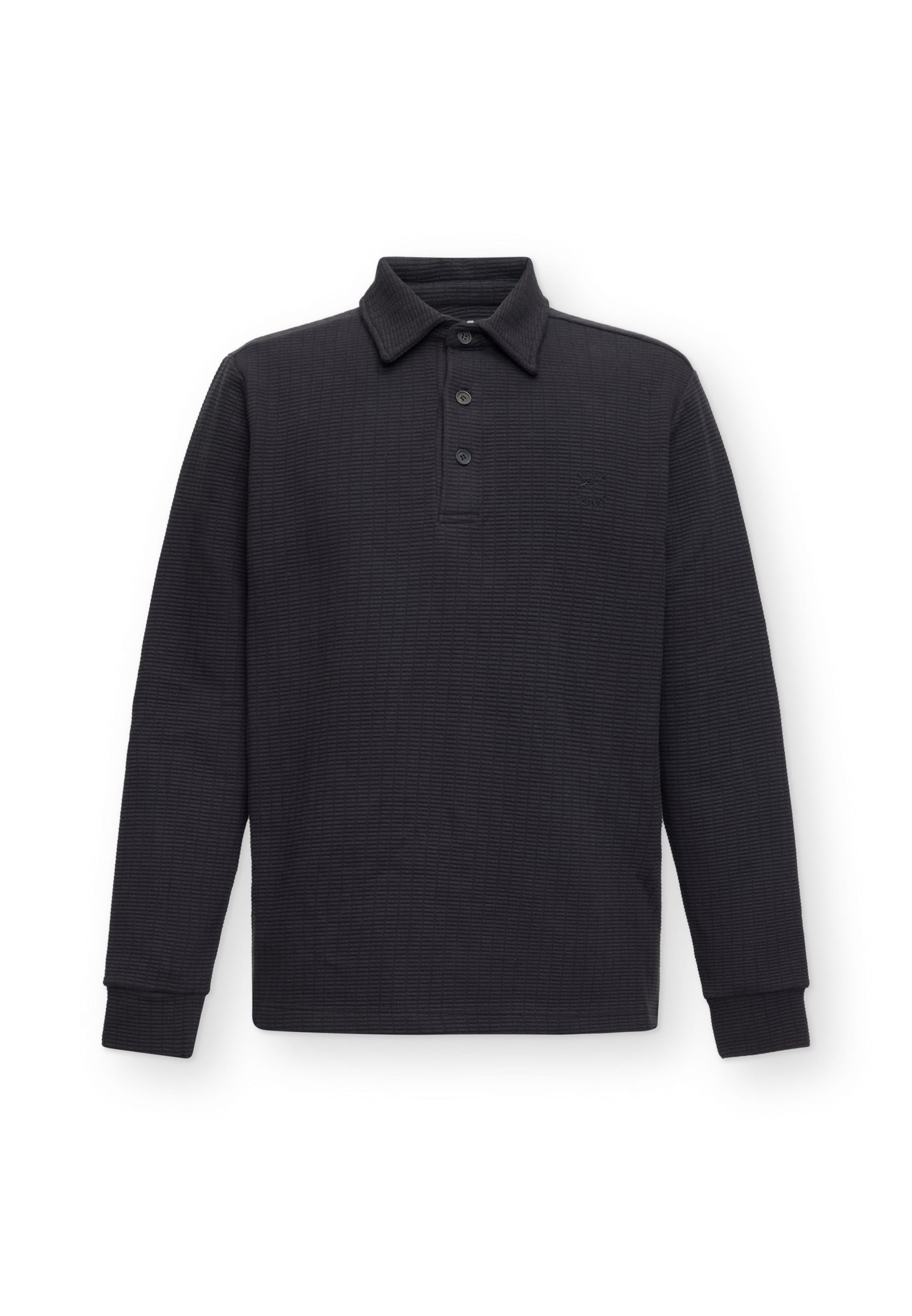 INDICODE JEANS Суичър 'Arkven' в черно: отпред