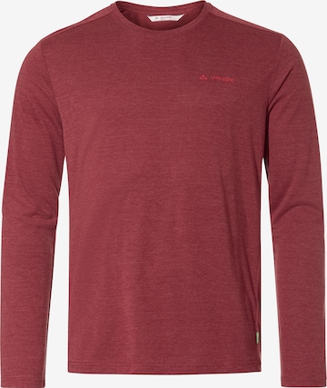 VAUDE Performance shirt 'Rosemoor III' in Red: front