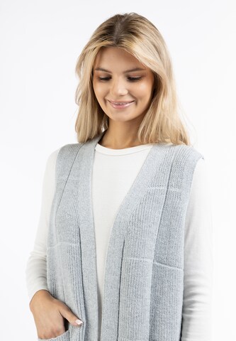 usha WHITE LABEL Strickweste in Grau