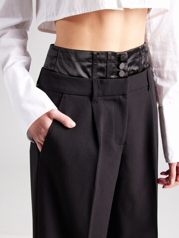 FRENCH CONNECTION Wide Leg Hose 'GEMMA CAREY' in Schwarz