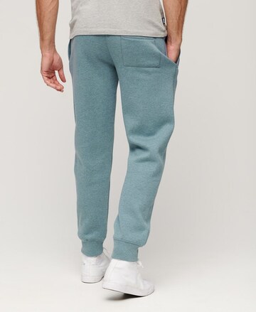 Superdry Tapered Hose 'Essential' in Blau