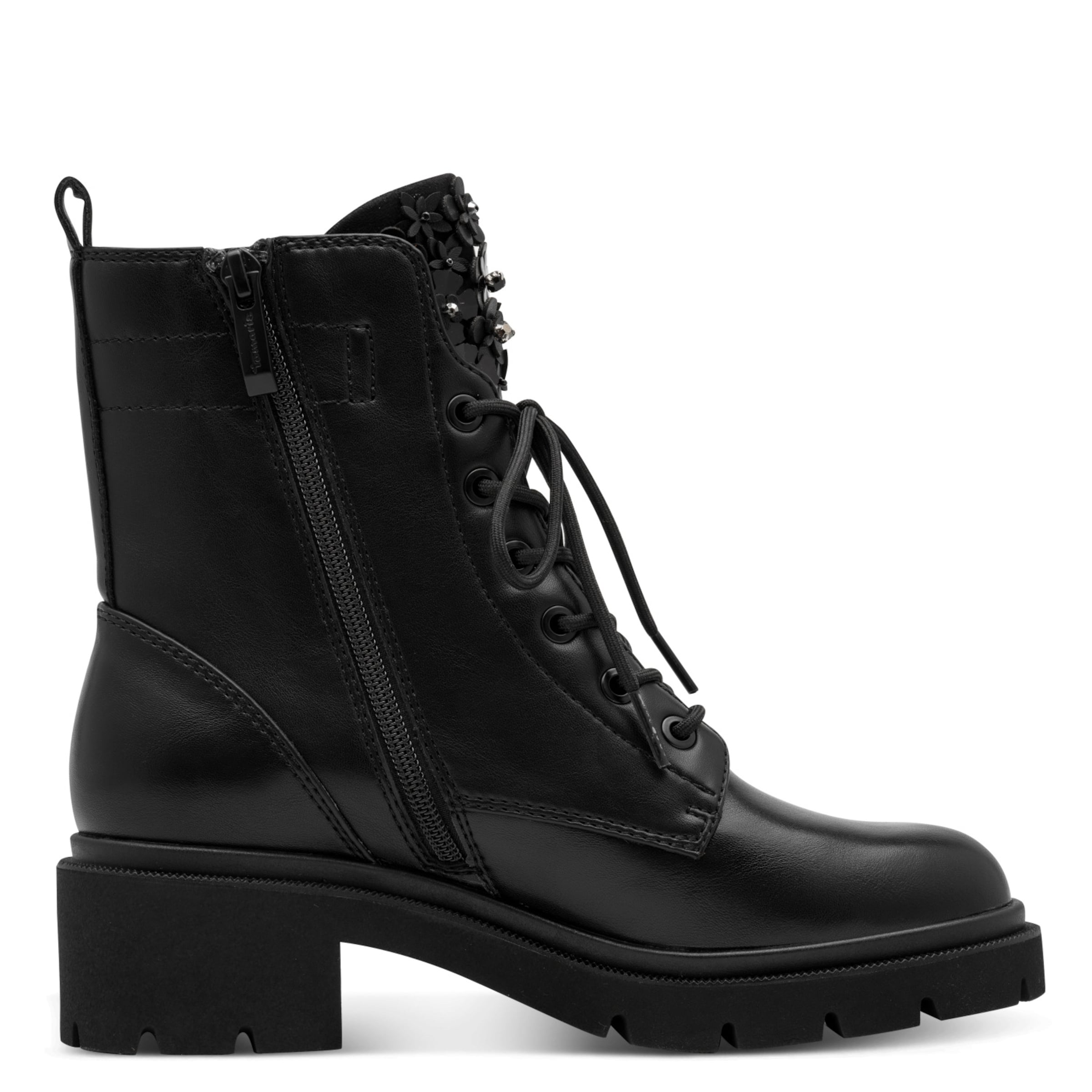 Bottines à lacets Tamaris en noir