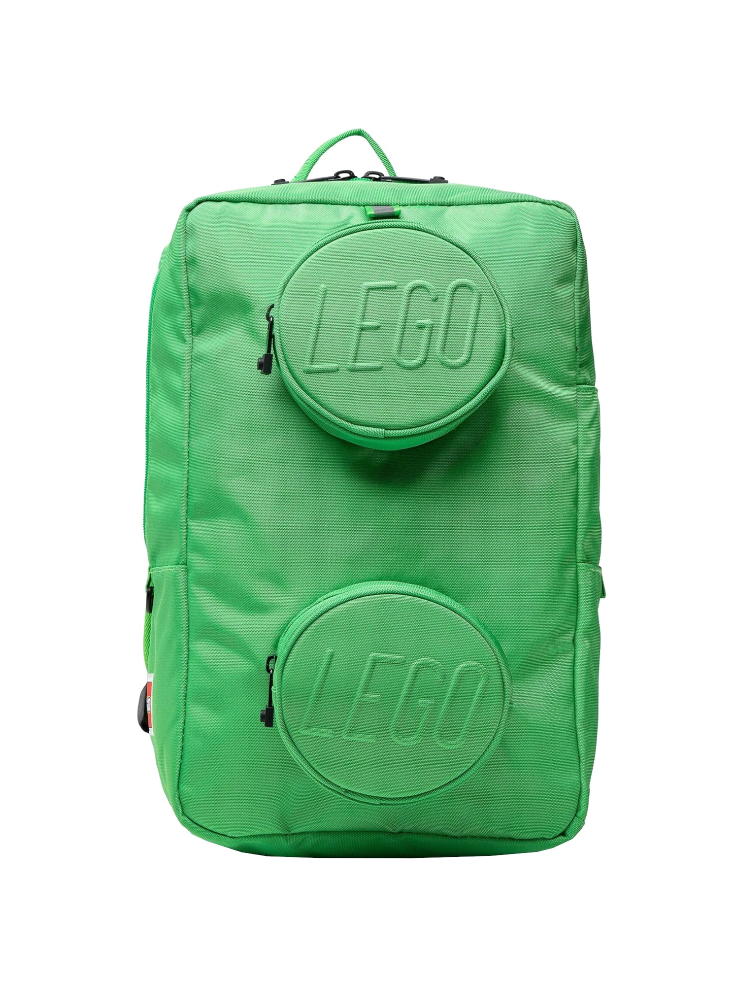 LEGO Rucksack 'Brick'‌‌‌‌‌‌‌ in Grün: Vorderseite
