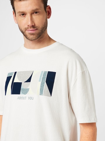 T-Shirt 'Antonio' ABOUT YOU en blanc