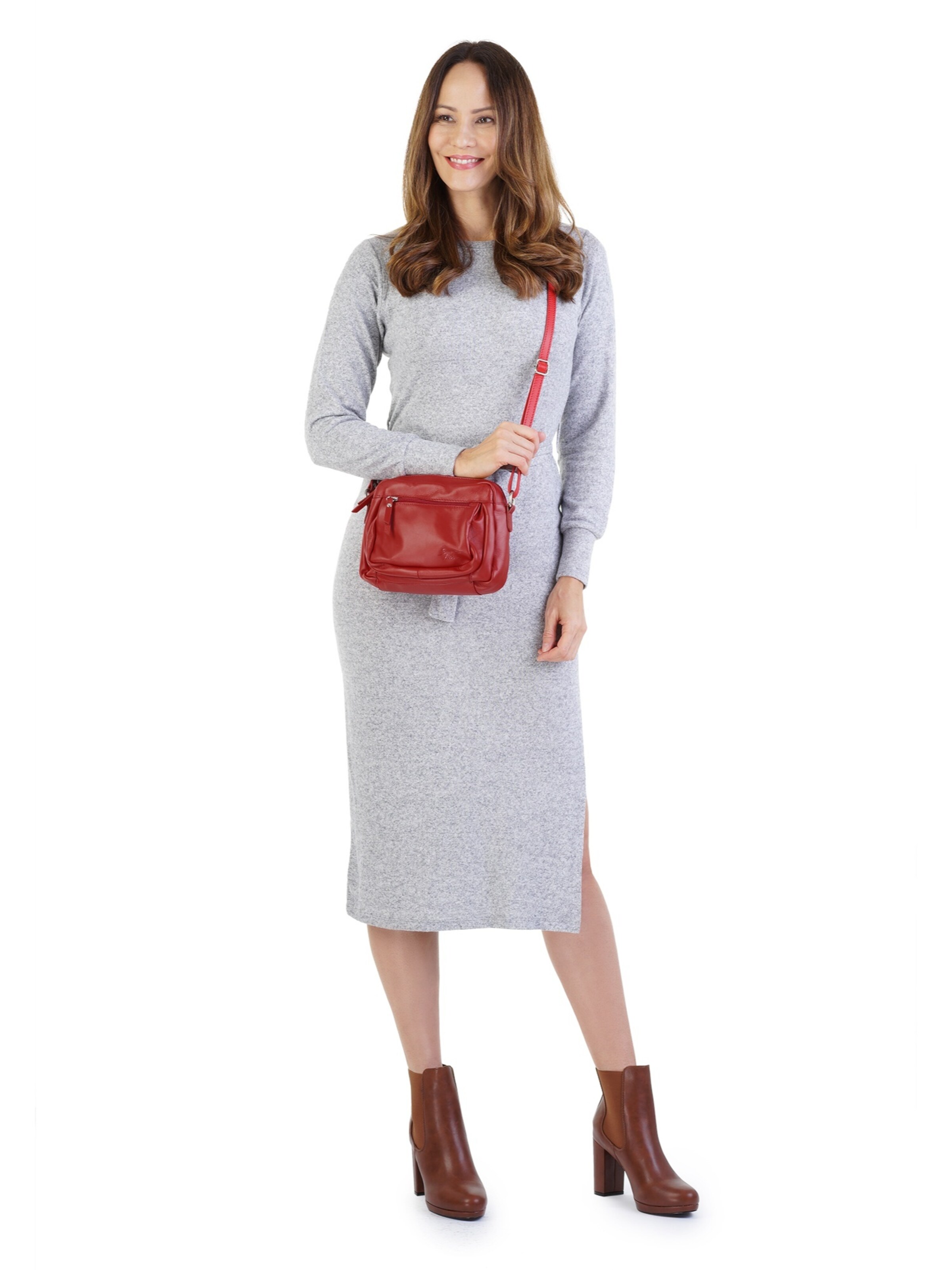 Sac à bandoulière Samantha Look en rouge
