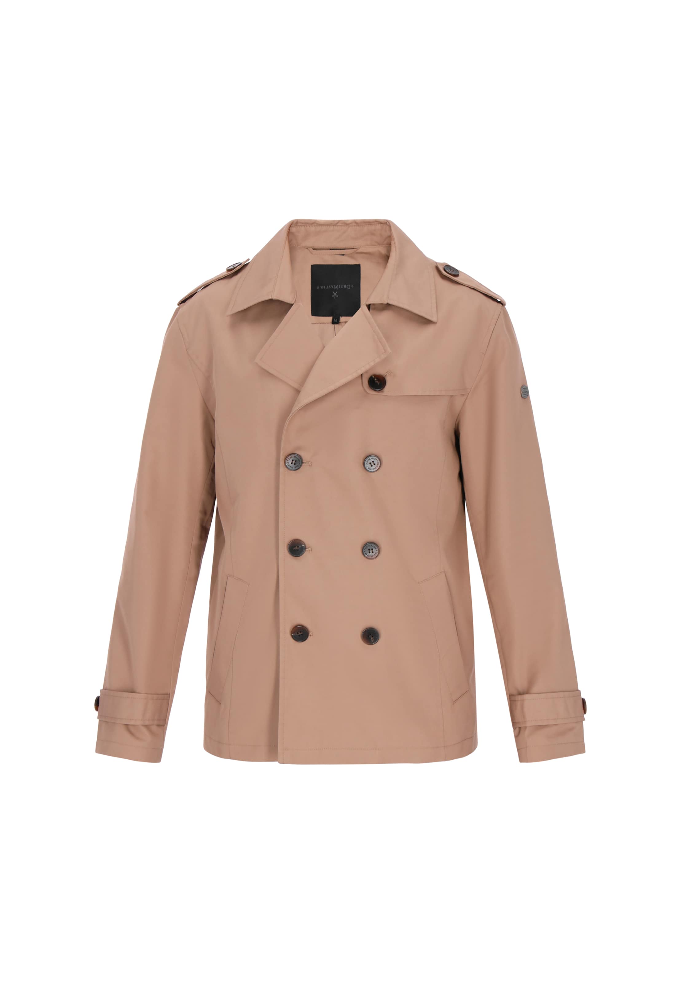 DreiMaster Klassik - Sobretudo meia-estação em bege: frente