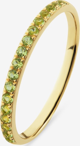 CHRIST Ring in Grün: Vorderseite