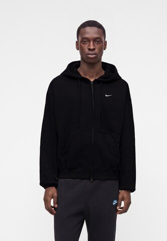 melns Nike Sportswear Sportiska jaka: no priekšpuses