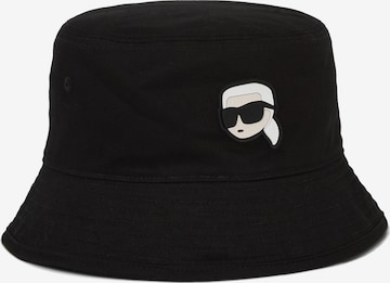 Karl Lagerfeld - Chapéu 'Ikonik 2.0' em preto: frente