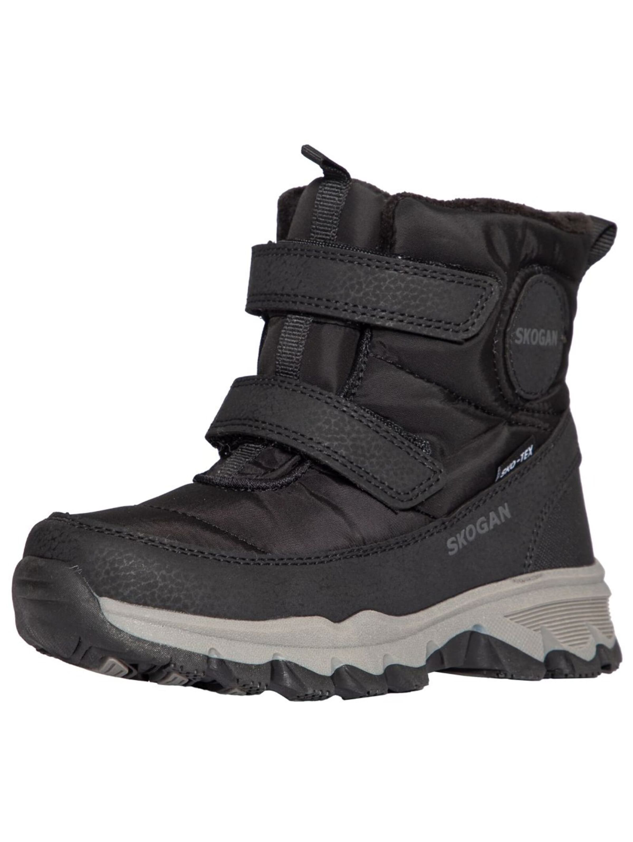 SKOGAN Snow boots in Black: front