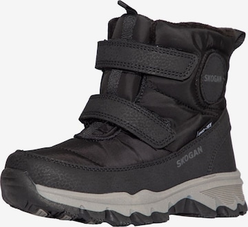 SKOGAN Snow boots in Black: front