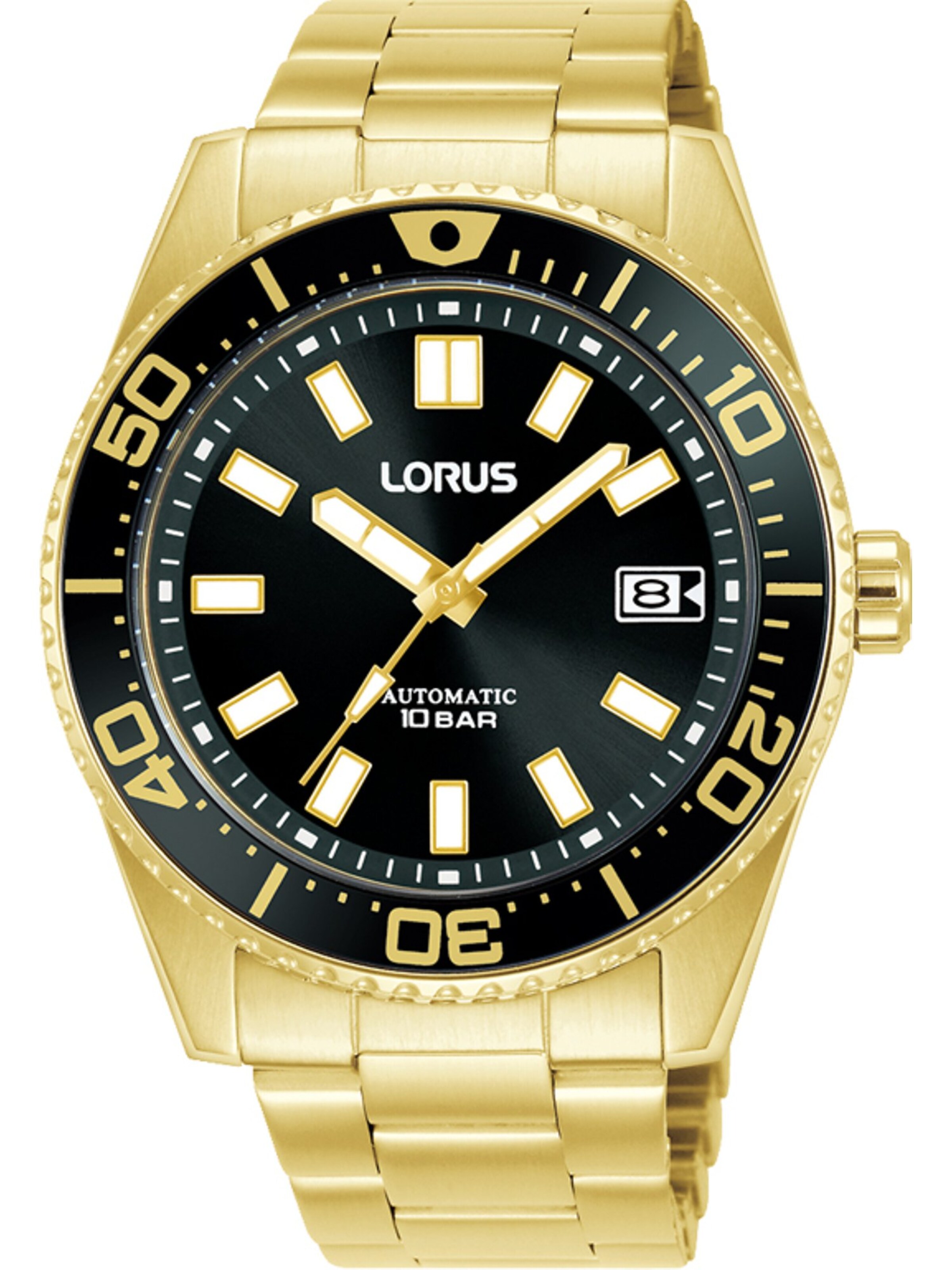 LORUS Analog watch in Gold: front
