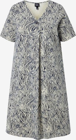 Ulla Popken Dress in Blue: front