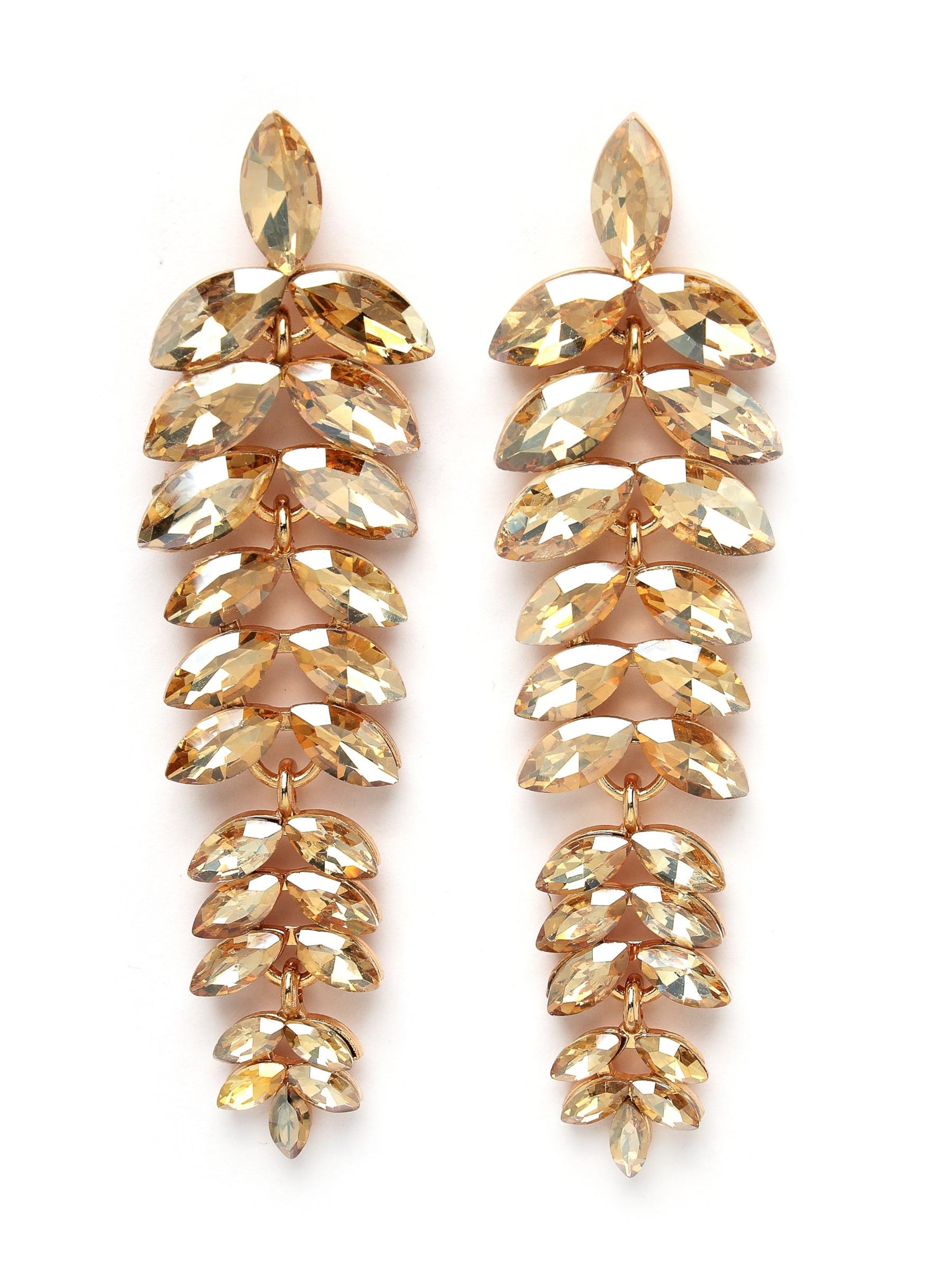 Orecchini 'Priscaa' di AVANT-GARDE PARIS in oro: frontale