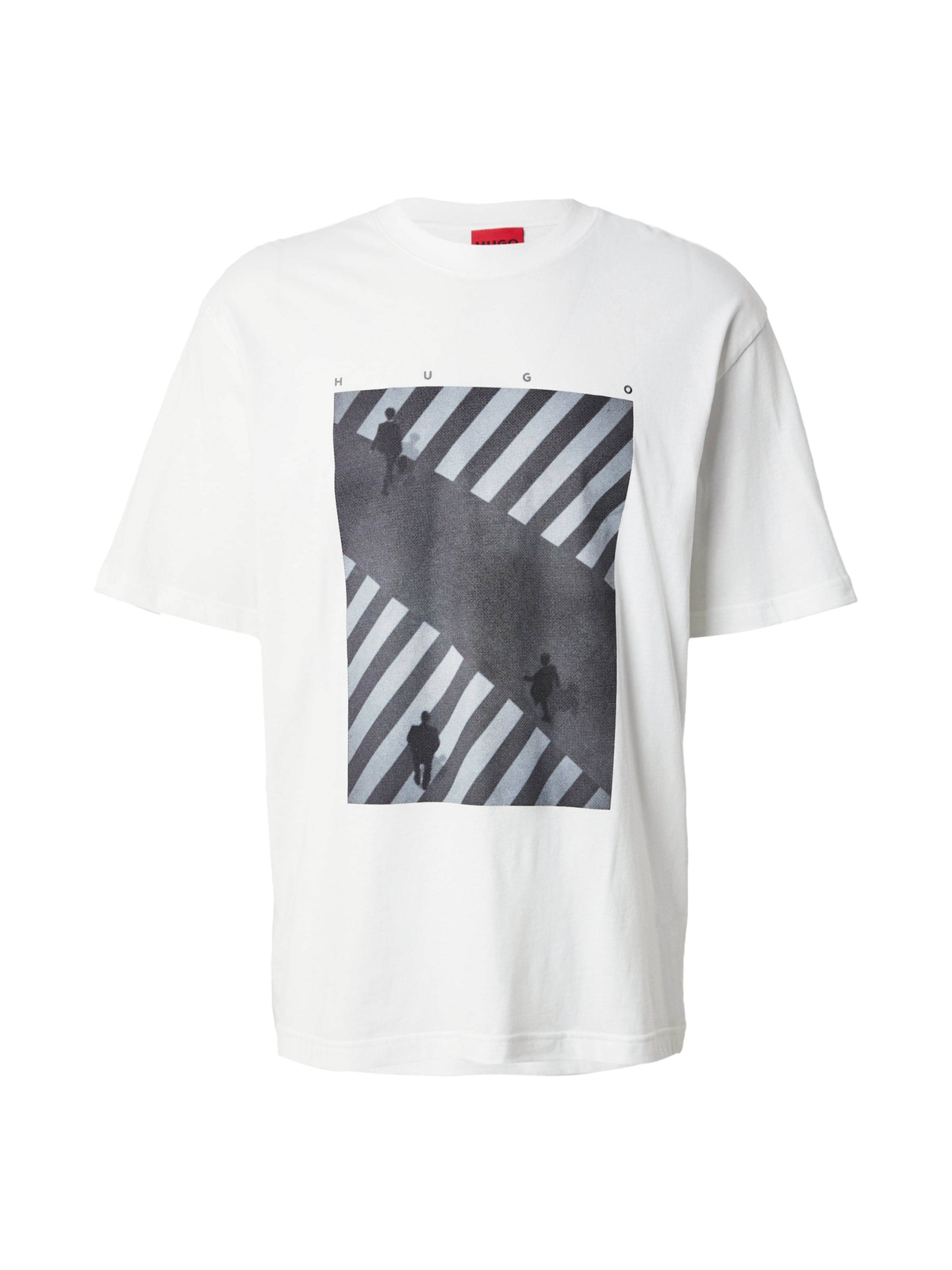 HUGO Shirt 'Dodger' in Light grey / Dark grey / Black / White, Item view